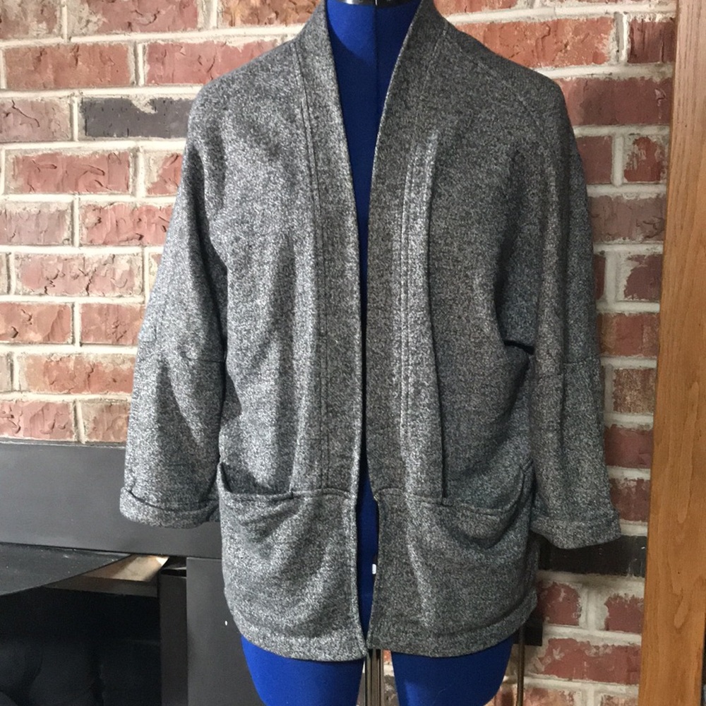 Divided Open Front Cardigan